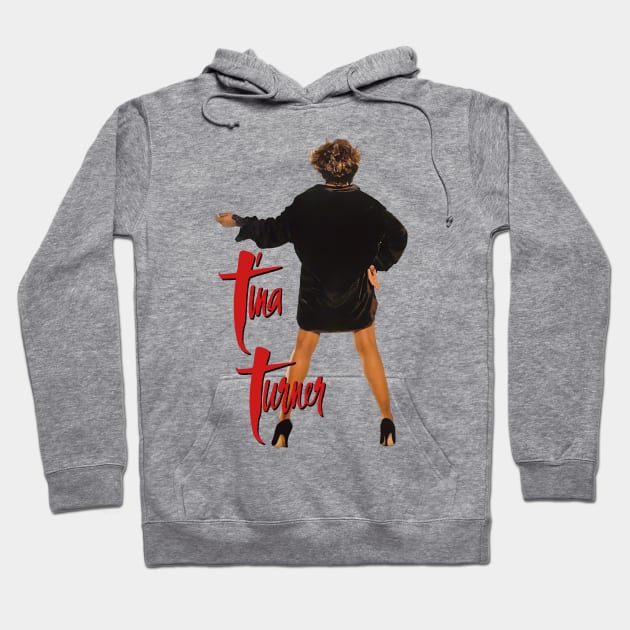 Tina Turner Singer Legend Hoodie by Indiecate